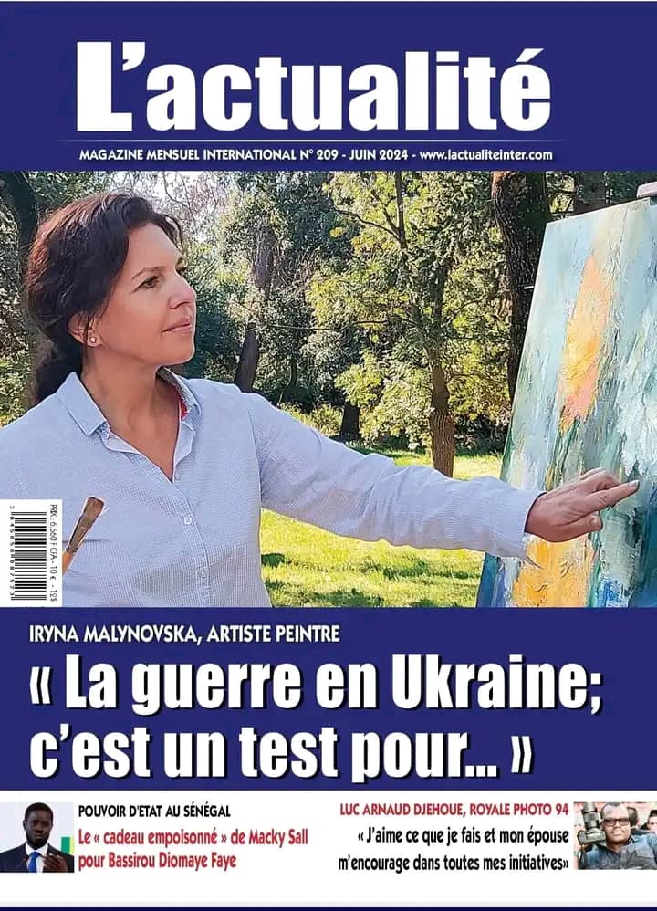 Ексклюзивний репортаж Ірини Малиновської у міжнародному журналі «L