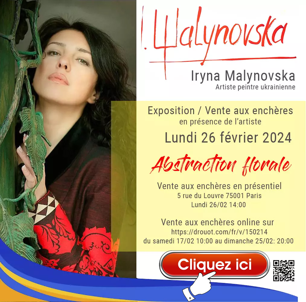 Exposition iryna malynovska Paris 23 février 2024