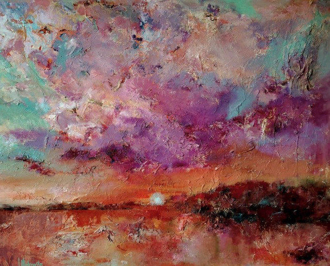 Horizons sensibles, paysage abstrait d’Iryna Malynovska