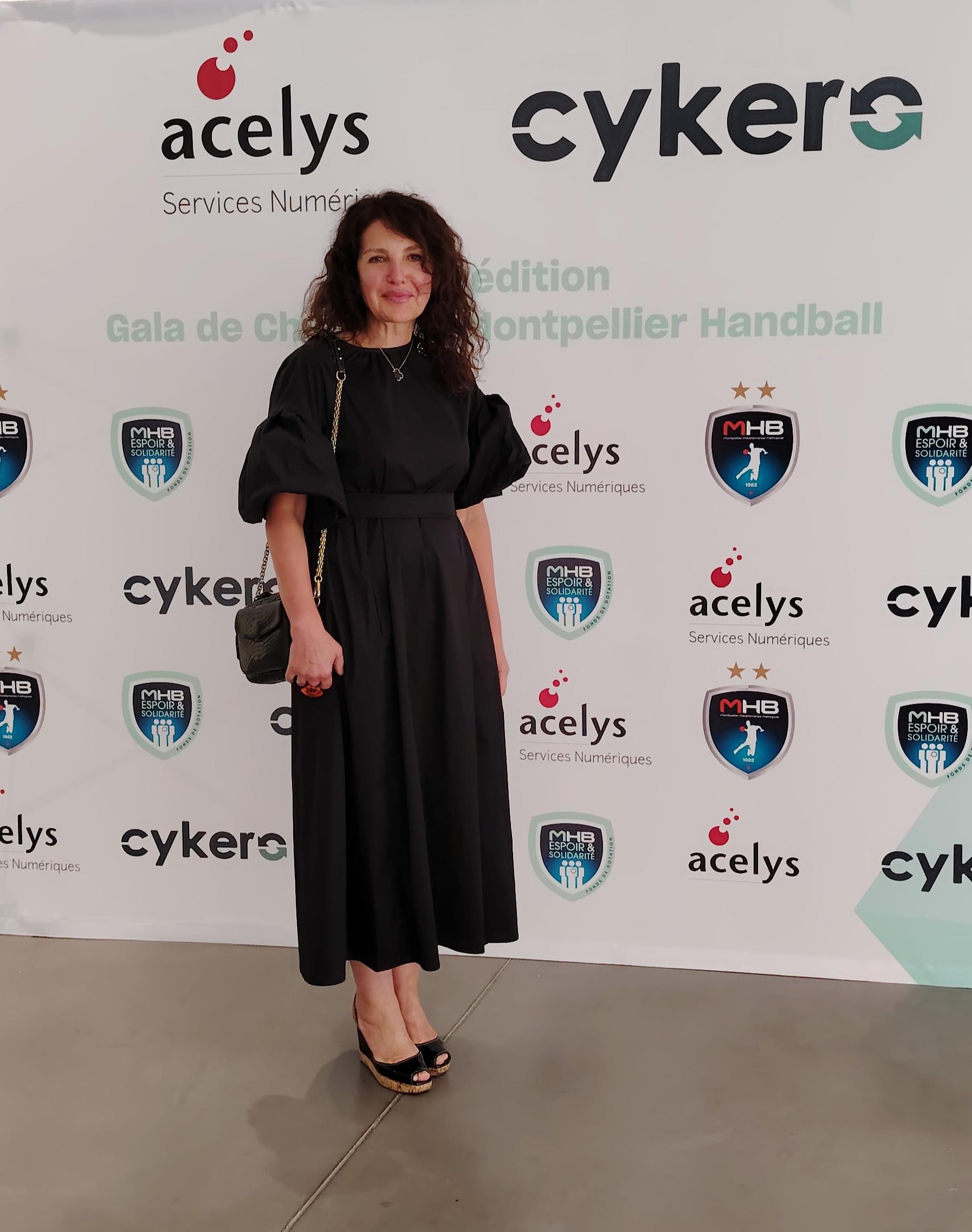 Iryna Malynovska soirée de gala du MHB